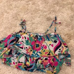 Girls cropped tank. NEVER WORN